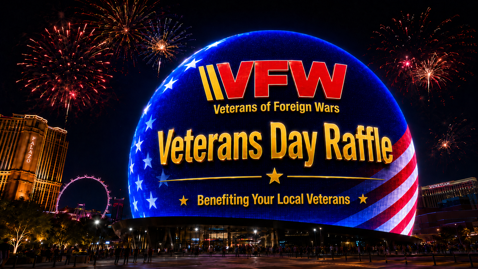 Sphere in LV for Vet Day