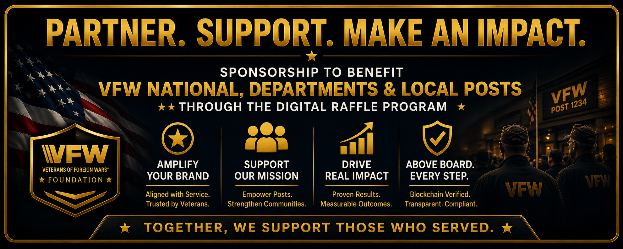 Charity Raffles Help Veterans- VFW Raffle Program Sponsorship